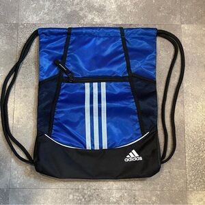Adidas Blue and Black Backpack
